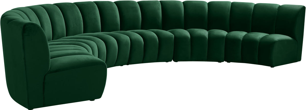 Infinity - 6 Piece Velvet Modular Sectional