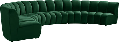 Infinity - 6 Piece Velvet Modular Sectional