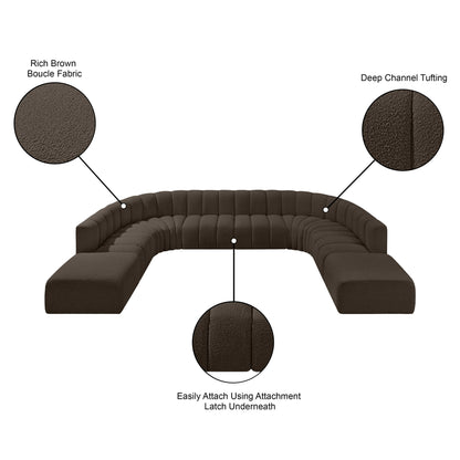 Arc - Boucle Fabric Modular Sectional