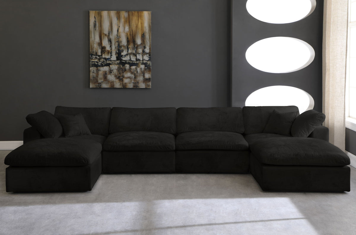 Cozy - 6 Piece Modular Double Chaise Sectional