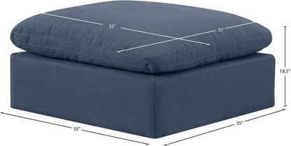 Indulge - Linen Ottoman