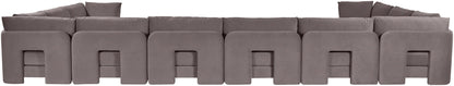 Hammond - Velvet Performance Fabric Upholstered 10 Piece Sectional
