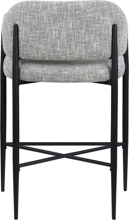 Dame - Fabric Upholstered Counter Stool (Set of 2)