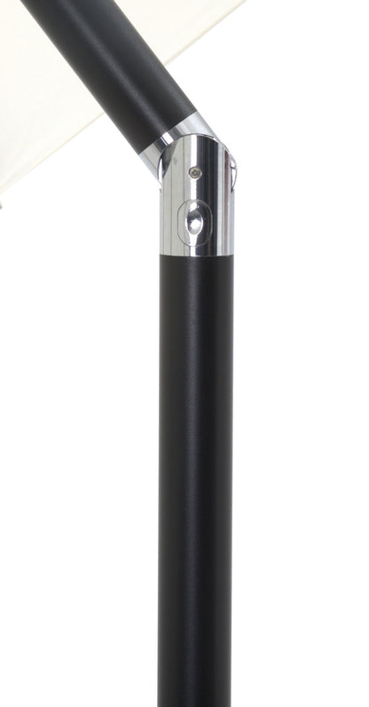 Amalfi - Patio Umbrella - White Base / Black Pole