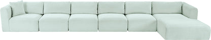 Shaggy - 6 Piece Modular Sectional With Chaise