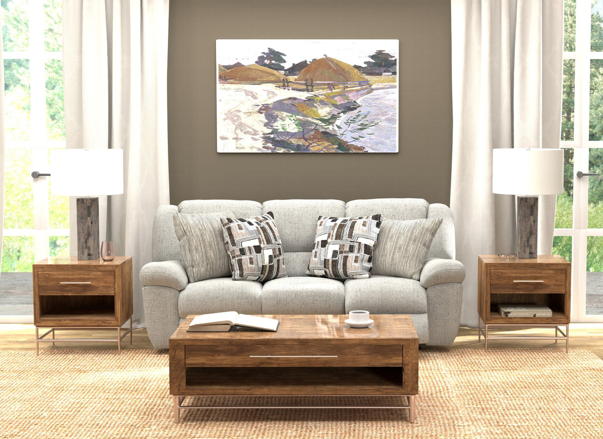 Trifecta - Sofa With 3 Recliners and Drop Down Table