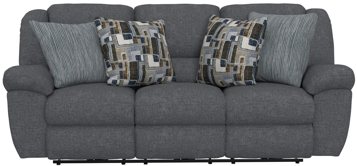Trifecta - Sofa With 3 Recliners and Drop Down Table