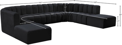 Arc - Velvet Modular Sectional