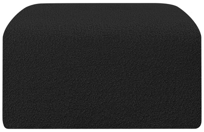 Arc - Boucle Fabric Ottoman