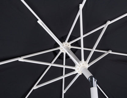 Amalfi - Patio Umbrella - Light Brown Base / White Pole