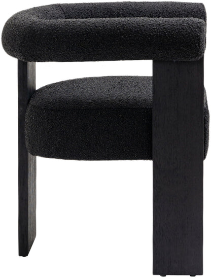 Barrel - Dining Chair - Black Legs