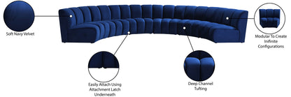 Infinity - 6 Piece Velvet Modular Sectional