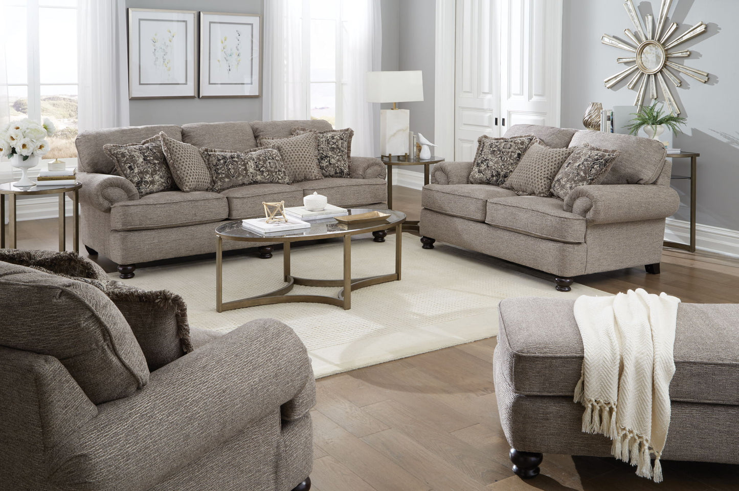 Freemont - Ottoman - Pewter