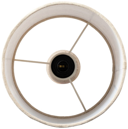 Paros - Base And Linen Textured Fabric Shade Table Lamp