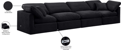 Indulge - Velvet 4 Seat Modular Sofa
