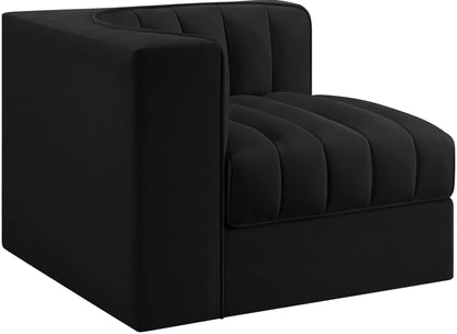 Rummi - Velvet Performance Fabric Upholstered Modular Corner Chair