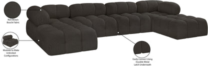 Ames - 6 Piece Fabric Modular U-Shaped Sectional