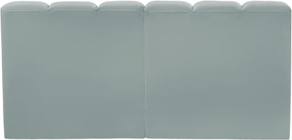 Arc - Faux Leather 2 Seats Modular Sofa