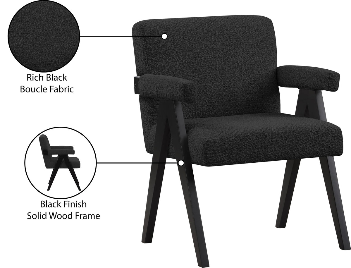 Woodloch - Accent Chair With Black Frame