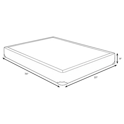 Mercer 9-inch Twin Standard Box Spring Foundation