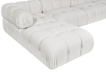 Orin - Fabric Velvet 5 Piece Modular Sectional
