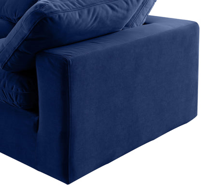 Comfy - 5 Piece Velvet Modular Sectional With Chaise