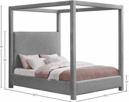 Eden - Boucle Fabric Upholstered Bed