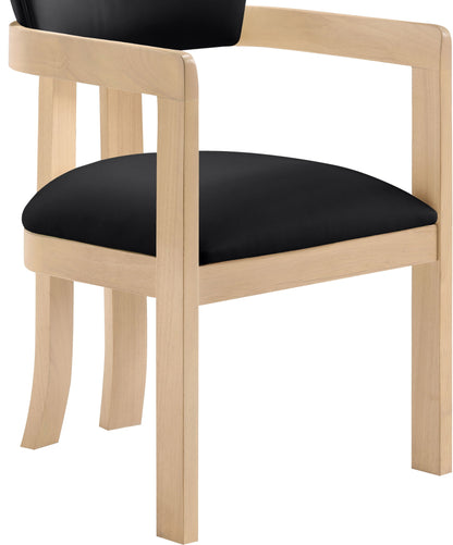 Lavrin - Vegan Leather Dining Arm Chair (Set of 2) - Natural Base