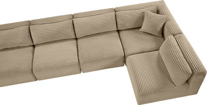 Shaggy - Fabric 5 Piece Modular Sectional