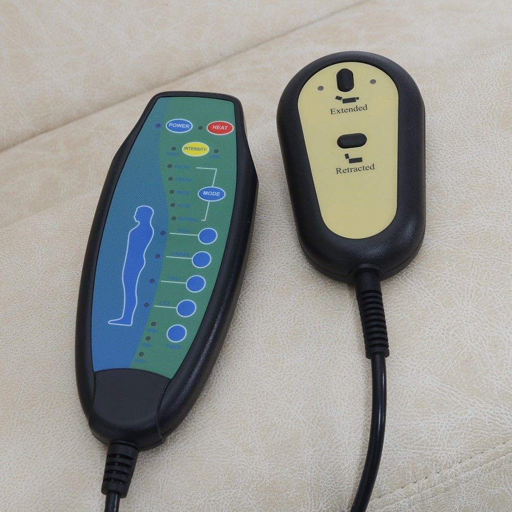 Nairi - Power Recliner With Lift, Heating & Massage - Ivory Polished Microfiber