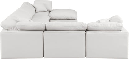 Indulge - Faux Leather 7 Piece Modular Sectional