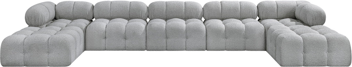 Ames - 7 Piece Fabric Modular U-Shaped Sectional