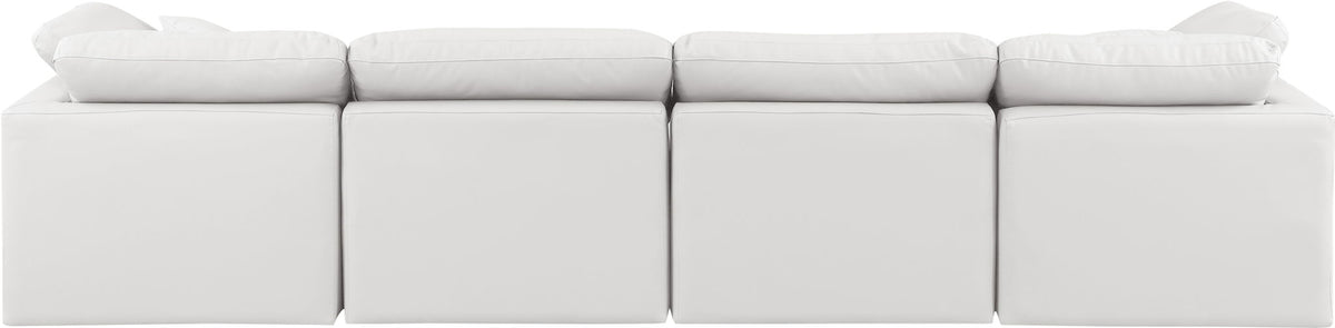 Indulge - Faux Leather 4 Seat Modular Sofa