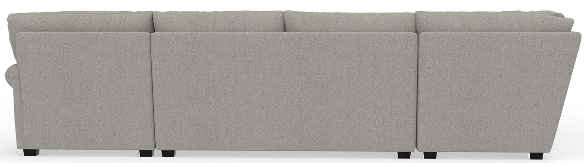 Livingston - Sectional With Comfort Coil Seating, 40" Cocktail Ottoman And Accent Pillows Included