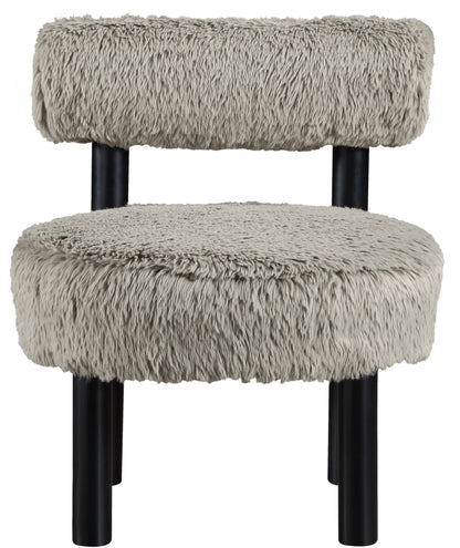 Ambre - Vegan Shearling Fabric Upholstered Accent Chair