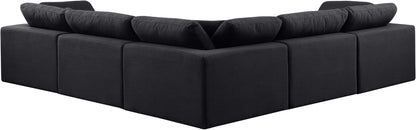 Comfy - 5 Piece Linen Modular Corner Sectional
