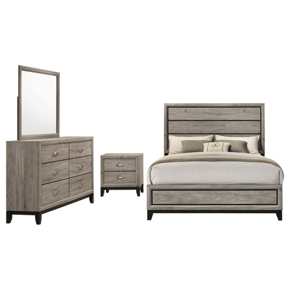 Valen Four-piece Full Bedroom Set Light Taupe