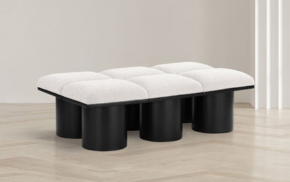 Pavilion - 6 Piece Modular Bench With Black Base
