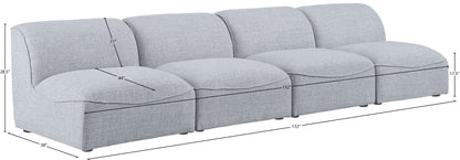 Miramar - 4 Seat Armless Modular Sofa