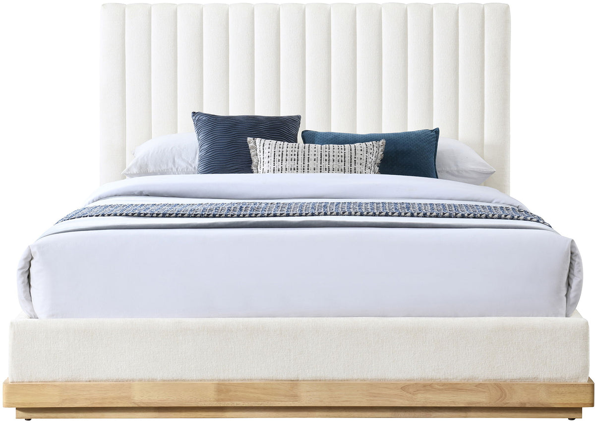 Emmet - Fabric Bed - Light Brown Base