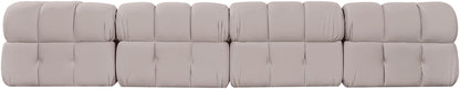 Orin - Velvet 5 Piece Modular Sectional