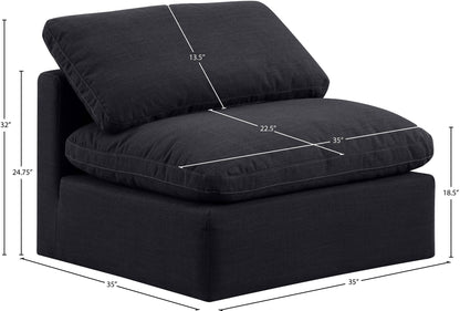 Indulge - Linen Armless Chair