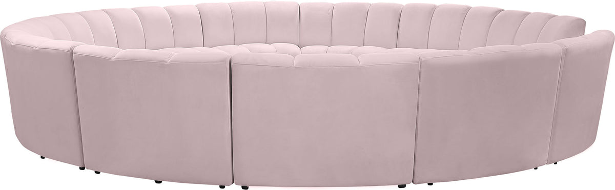 Infinity - 12 Piece Velvet Modular Sectional