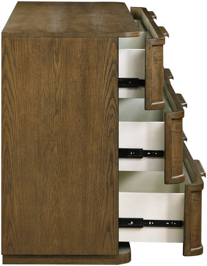 Tiberio - Oak Veneer And Solid Wood Dresser