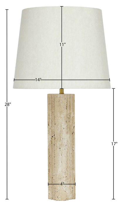 Orison - Linen Textured Fabric Table Lamp