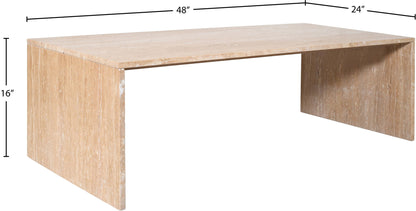 Vernazza - Travertine Table