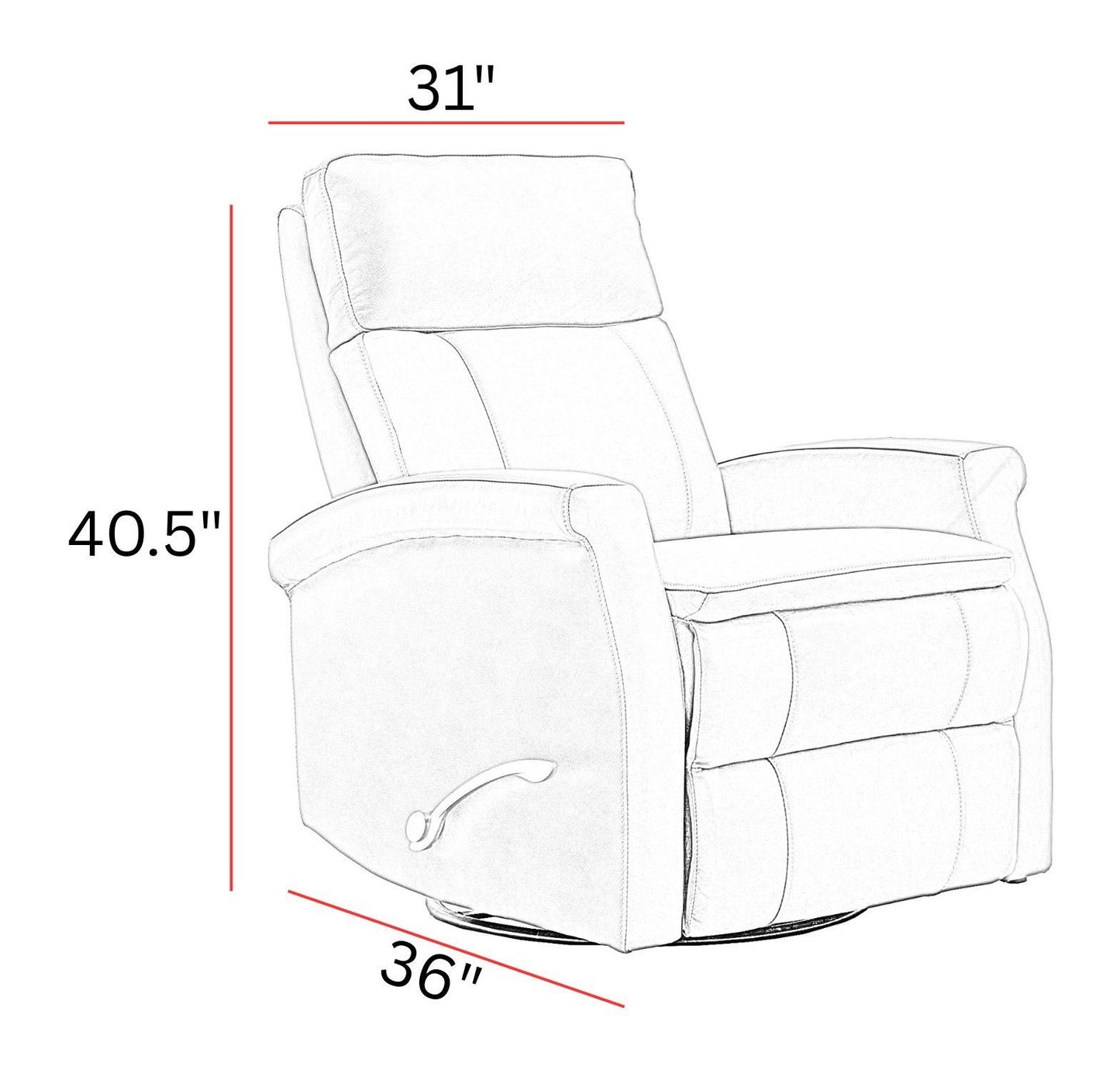 Bristol - Swivel Glider Recliner (Set of 2)