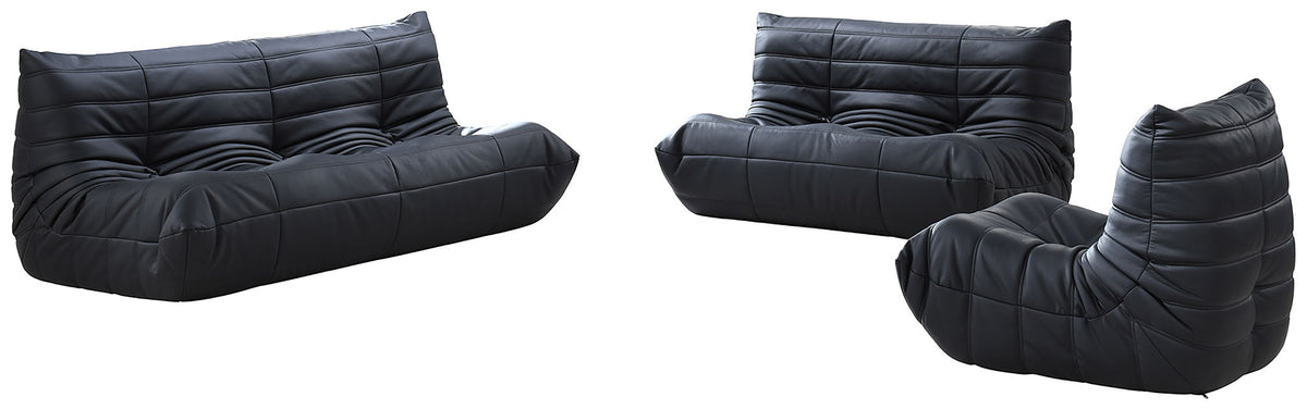 Relax - Vegan Leather 54.75" Upholstered Loveseat