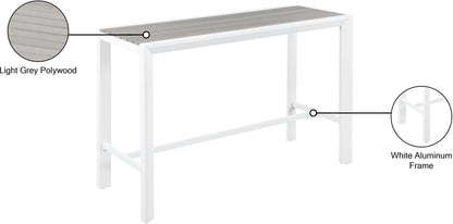 Nizuc - Outdoor Patio Rectangle Bar Table