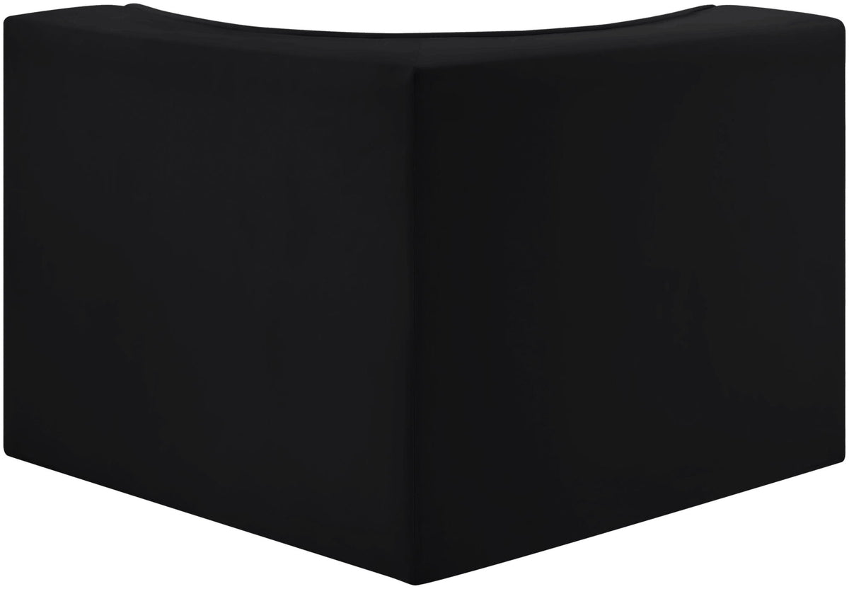 Rummi - Velvet Performance Fabric Upholstered Modular Corner Chair